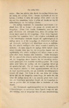 Om andlig frihet : Inbjudningssrift till den fest som Kongl. universitetet i Upsala Kommer att fira till åminnelse af Martin Luther på fyrahunrade årsdagen af hans födelse. Af universitetets rektor