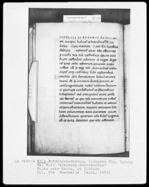 Arenberg-Sakramentar — Textseite, Folio 23verso