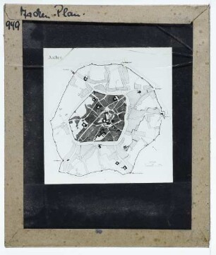 Aachen, Altstadt : Stadtplan