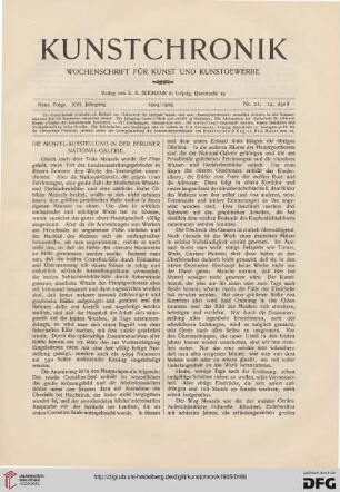 Heft 21 (14. April 1905)