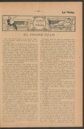 Cuento de la semana : El pobre Juan