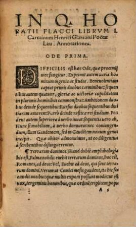 Qvinti Horatii Flacci Poemata Omnia ...