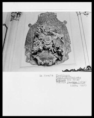 Epitaph des Prior Philipp Joachim, 1754 gestorben
