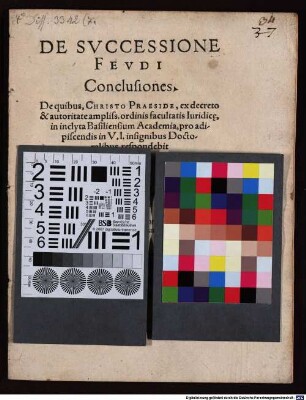 De successione feudi conclusiones