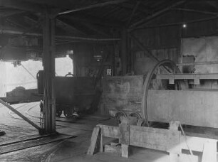 Schiefe Ebene, oben : Braunkohlegebiet Leipnitz (bei Leipzig). Braunkohlewerk, Schiefe Ebene (oben)