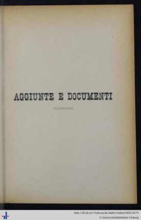 Aggiunte E Documenti.