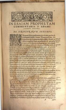 Fr. Adami Sasbovt Delphii Theologi Doctissimi, ... Opera Omnia : Cvm Indice Novo, Verborvm Rervmqve memorabilium locupletissimo