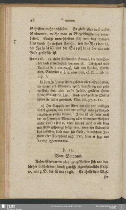 §. 23. Vom Smaragd