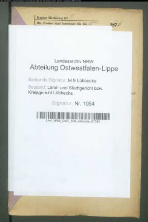 Erblasser: Rödenbeck, Heinrich Friedrich August; Erblasser: Rödenbeck, Caroline, geb. Heggemeier: