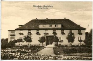 Mertschütz. Kreis Liegnitz, Altersheim