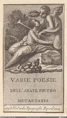 Varie Poesie Dell' Abate Pietro Metastasio. No. 12