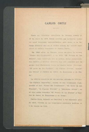 Carlos Ortiz - [Biografía]