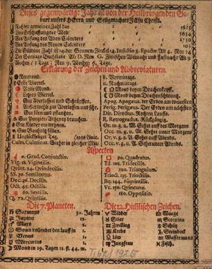 Alter und neuer Gesprächs-Calender des 1685