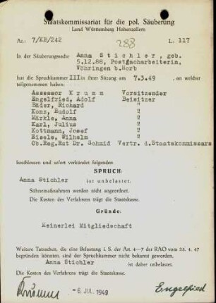 Stichler, Anna