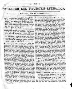 1801-10-28 : 104. Stück