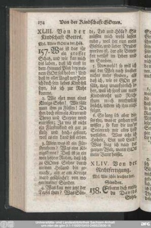XLIII. Von der Kindschaft Gottes.