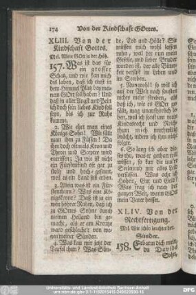 XLIII. Von der Kindschaft Gottes.