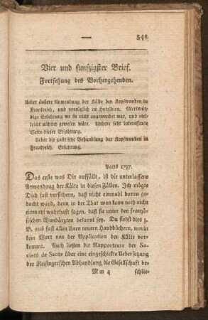 Vier und funfzigster Brief. Fortsetzung des Vorhergehenden