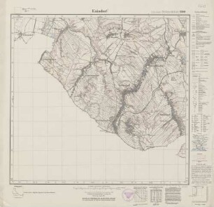5669 (alte Nr.: 3299) Kaindorf, Meßtischblatt (4cm - Karte)