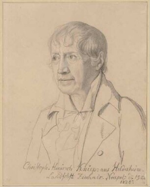 Bildnis Kniep, Christoph Heinrich (1748/55-1825), Maler, Zeichner