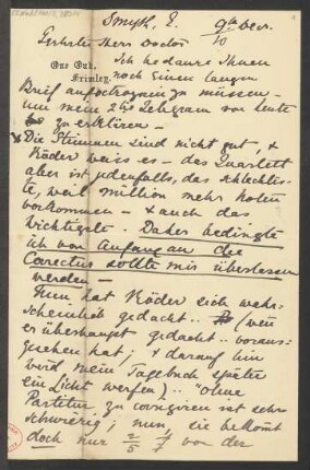 Brief an Ludwig Strecker <senior> und B. Schott's Söhne : 09.12.1902