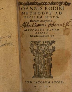 De Natura Et Proprietatibus Historiae, Commentarius