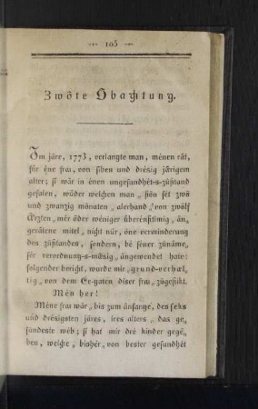 Zwôte Obachtung.