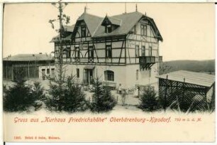 Oberbärenburg. Kurhaus Friedrichshöhe