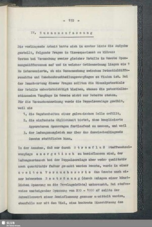 IV. Zusammenfassung