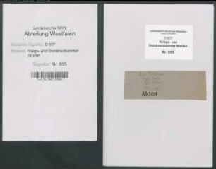 Amt Petershagen - Vogtei Börde - Bauerschaft Hartum: Unterlagen der Revisionskommission - Band 2