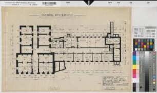 Soest, Amtsgericht und Gefängniss, Kellergeschoss, Grundriss, Baubestandszeichnung