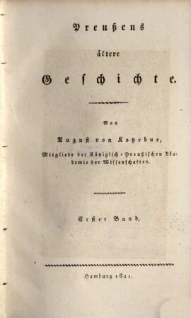Preußens ältere Geschichte, 1