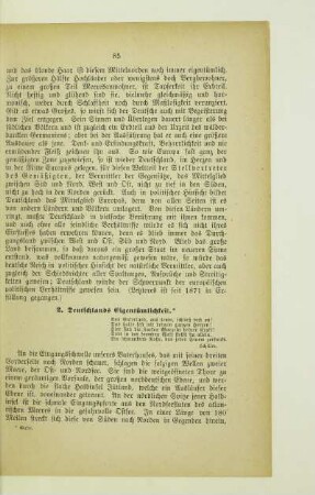 2. Deutschlands Eigentümlichkeiten