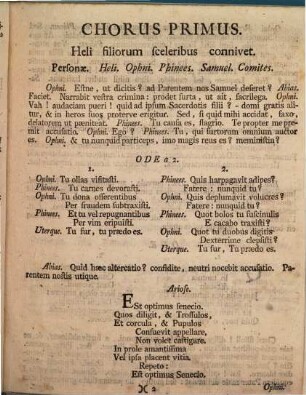 Rhytmi-Musici pro Tragoedia, ludis autumnalibus data anno MDCCLXIII