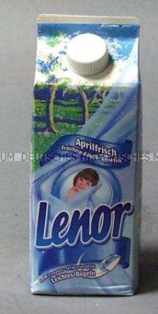 Weichspüler für Waschmaschinen "Lenor Aprilfrisch", 750-ml-Tetrapak, mit Inhalt