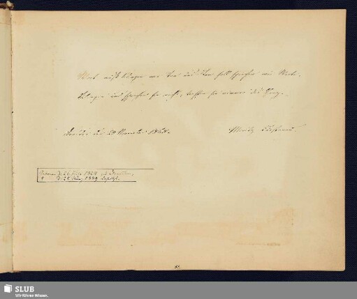 Fürstenau, Moritz; 1868 [Texteintrag]