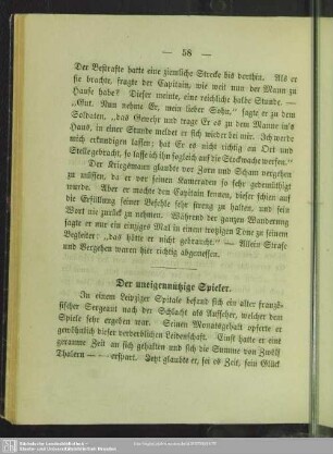 Der uneigennützige Spieler