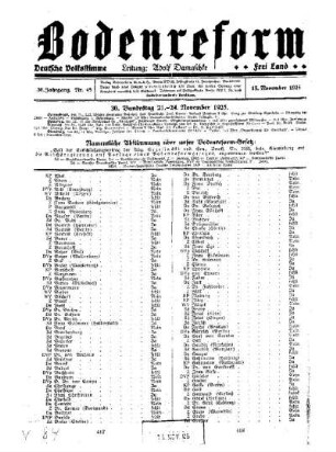 30. Bundestag 21.-24. November 1925