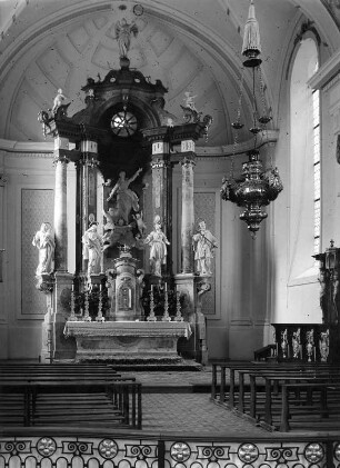 Hochaltar : Hochaltar (1763-1764). Leutkirch im Allgäu, Schloß Zeil, Pfarrkirche St. Maria