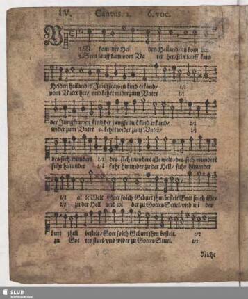 IV. Nun komm der Heiden Heiland