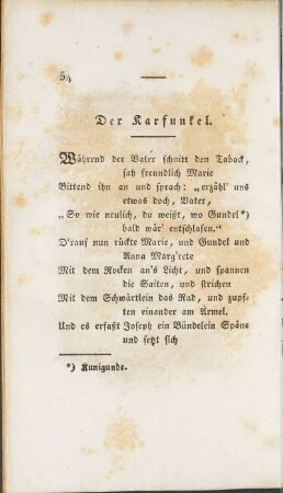 Der Karfunkel
