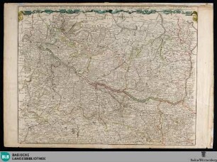 Haute et Basse Alsace, Stuttgaw, Brisgaw, Ortenaw et le Marquisat de Bade - Go 38 : avec le divers routes et passages de Montagnes et Forest Noires, pour entre Souabe