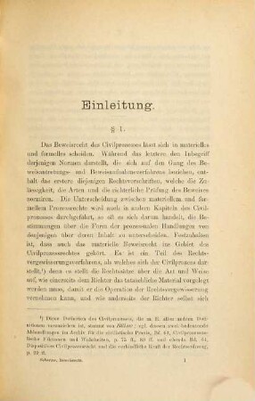 Grundzüge des materiellen Beweisrechtes in der schweizerischen Civilprozessgesetzgebung