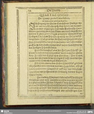Quarta Concio De quarta parte Catechismi [Die Vierdte Catechismus Predigt]