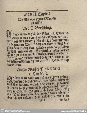 Das II. Capitel. Wie allen oberzehlten Mängeln zu helffen.