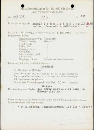 Lohmiller, Rudolf