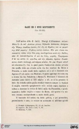 31: Gabii ed i suoi monumenti