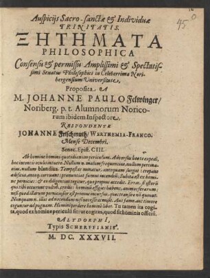 Xētēmata Philosophica