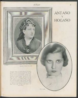 Antaño y hogaño