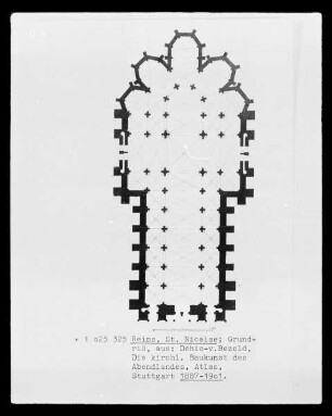 Grundriss von Saint-Nicaise zu Reims